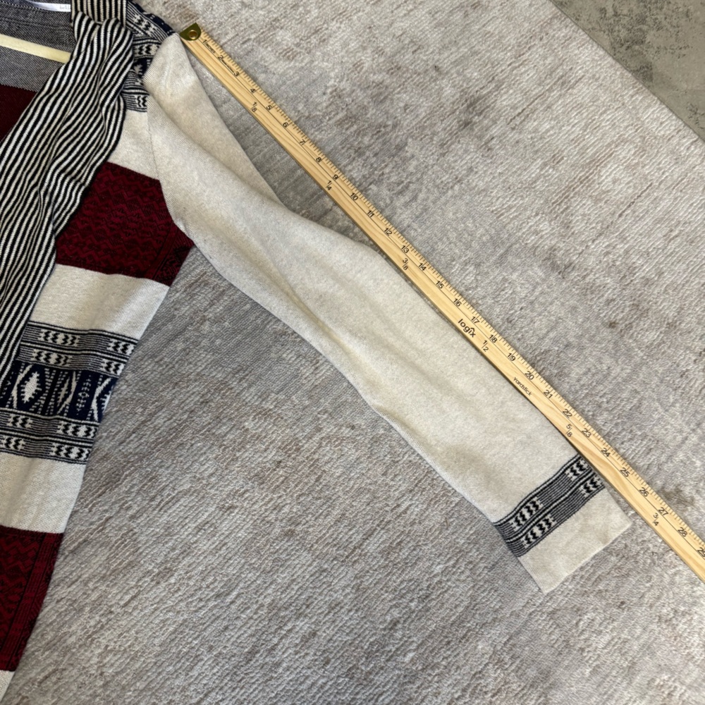 Belldini Western Southwestern Aztec Patterned Long Cardigan Sweater - Picture 11 of 11